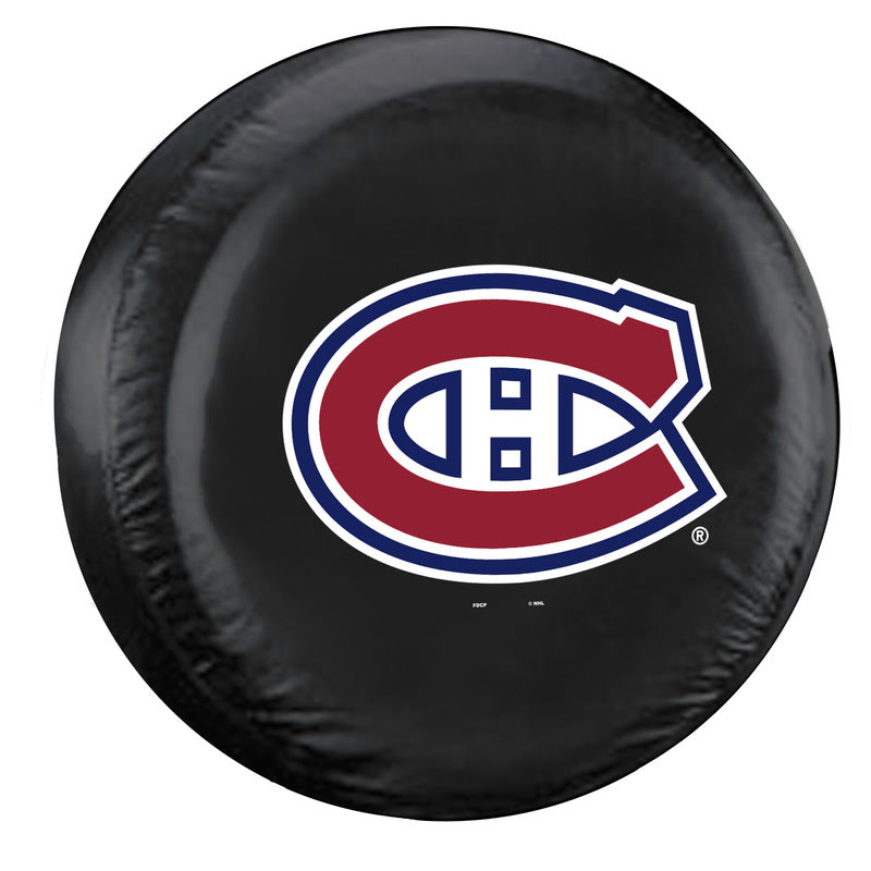 Montreal Canadiens Tire Cover Large Size Black - Special Order