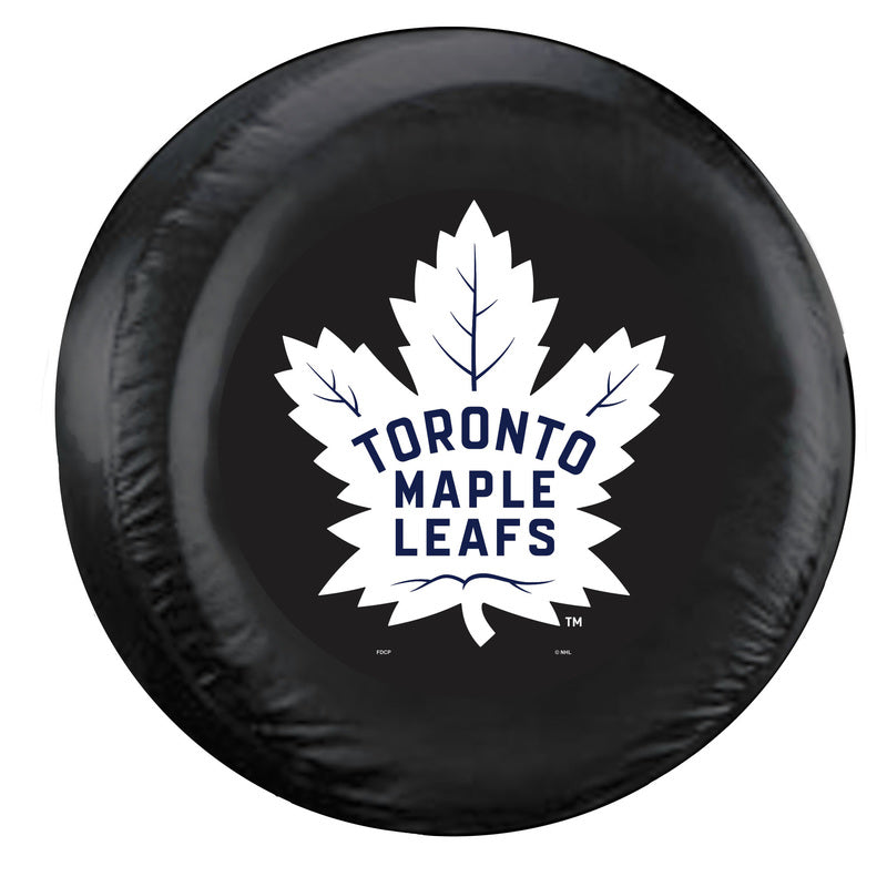 Toronto Maple Leafs Tire Cover Standard Size Black - Special Order