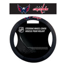 Washington Capitals Steering Wheel Cover Mesh Style - Special Order