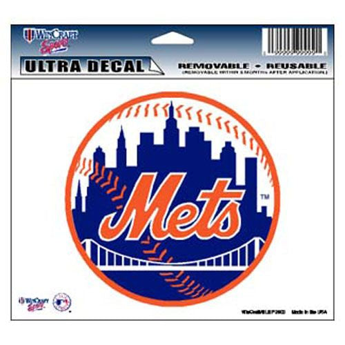 New York Mets Decal 5x6 Ultra Color