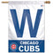 Chicago Cubs Banner 28x40 Vertical W Design
