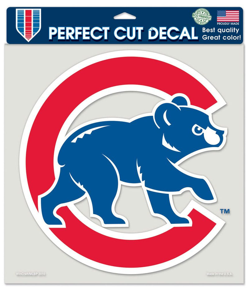 Chicago Cubs Decal 8x8 Die Cut Color