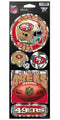 San Francisco 49ers Stickers Prismatic