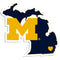 Michigan Wolverines Decal Home State Pride Style