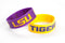 LSU Tigers Bracelets 2 Pack Wide - Special Order