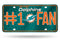 Miami Dolphins License Plate #1 Fan