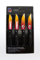Kansas City Chiefs Knife Set - Steak - 4 Pack