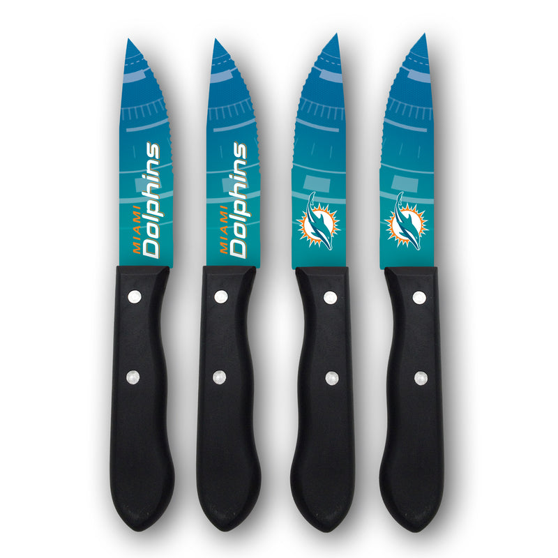 Miami Dolphins Knife Set - Steak - 4 Pack