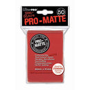 Deck Protectors - Pro-Matte - Red (One Pack of 50)