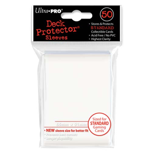 Deck Protectors - Solid - White (One Pack of 50)