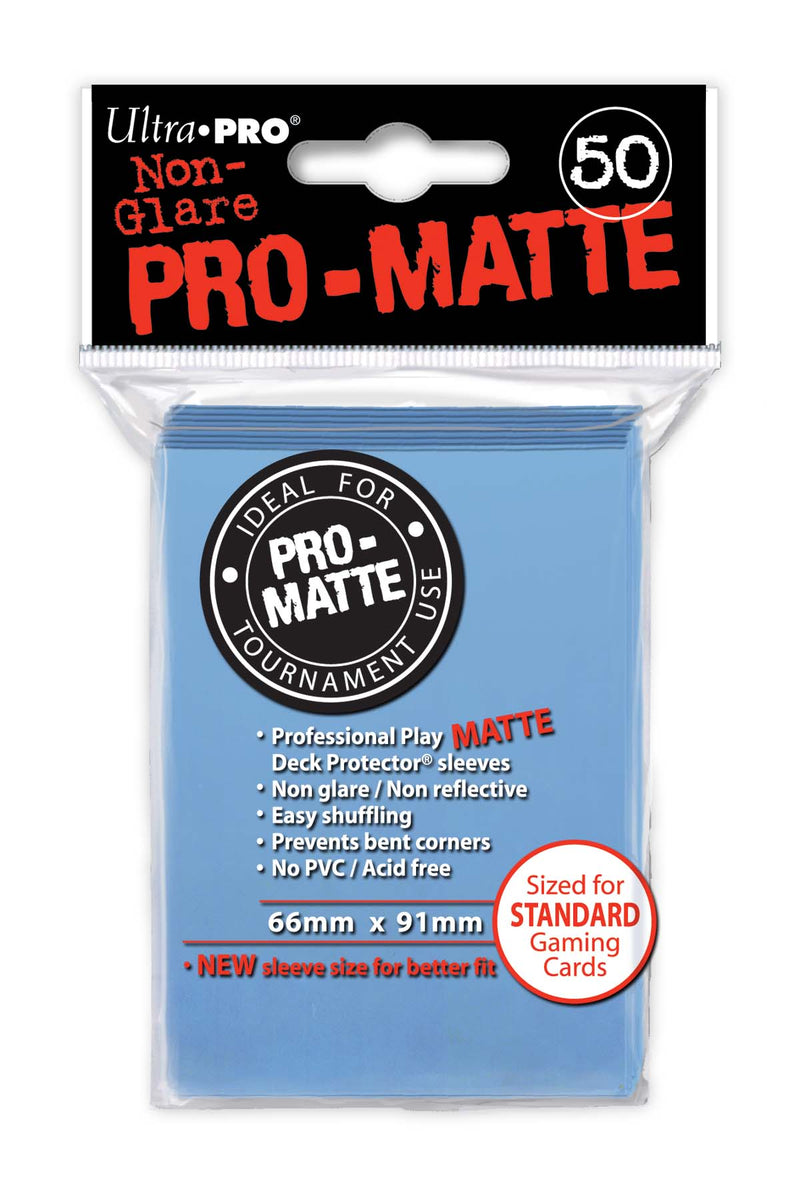Deck Protectors - Pro-Matte - Light Blue (One Pack of 50)
