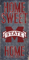Mississippi State Bulldogs Wood Sign - Home Sweet Home 6x12 - Special Order