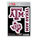 Texas A&M Aggies Decal Die Cut Team 3 Pack