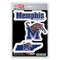 Memphis Tigers Decal Die Cut Team 3 Pack