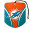 Miami Dolphins Air Freshener Shield Design 2 Pack