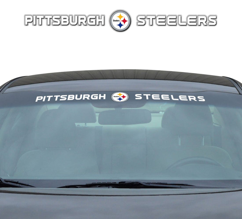 Pittsburgh Steelers Decal 35x4 Windshield