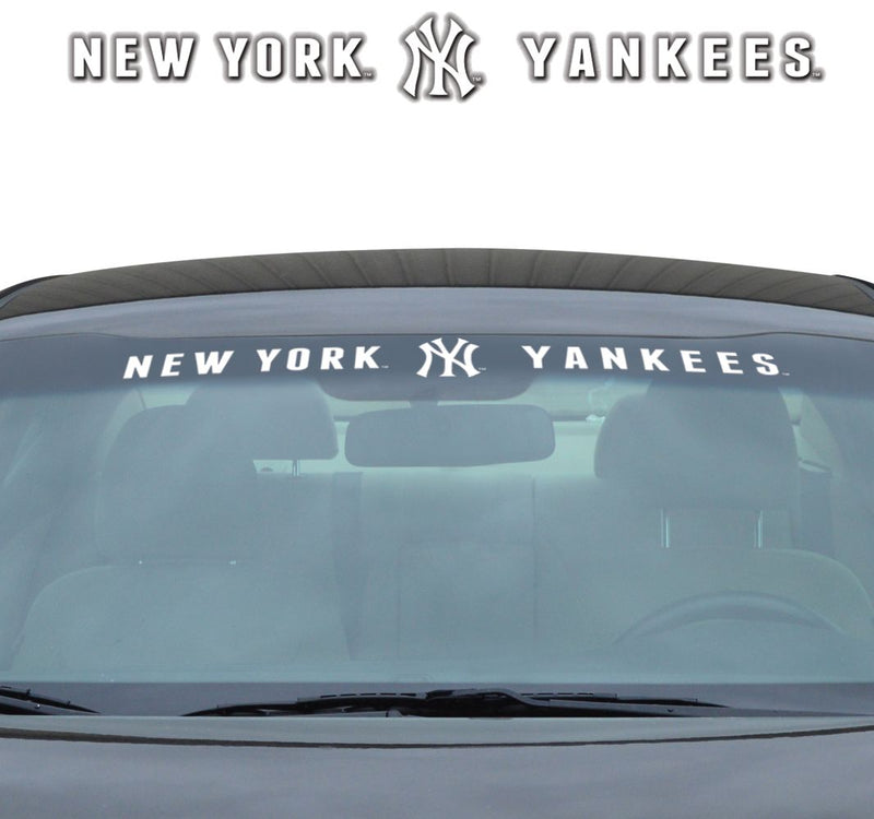 New York Yankees Decal 35x4 Windshield