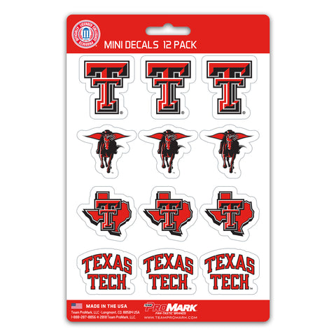 NCAA - Texas Tech Red Raiders - Decals Stickers Magnets