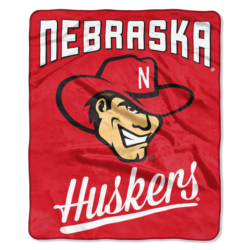 Nebraska Cornhuskers Blanket 50x60 Raschel Alumni Design