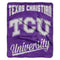 TCU Horned Frogs Blanket 50x60 Raschel Alumni Design