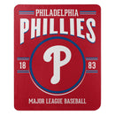 Philadelphia Phillies Blanket 50x60 Fleece Southpaw Design