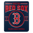Boston Red Sox Blanket 50x60 Fleece Southpaw Design