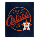 Houston Astros Blanket 50x60 Raschel Moonshot Design