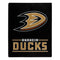 Anaheim Ducks Blanket 50x60 Raschel Interference Design
