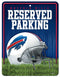 Buffalo Bills Metal Parking Sign