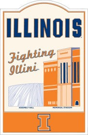 NCAA - Illinois Fighting Illini - Signs