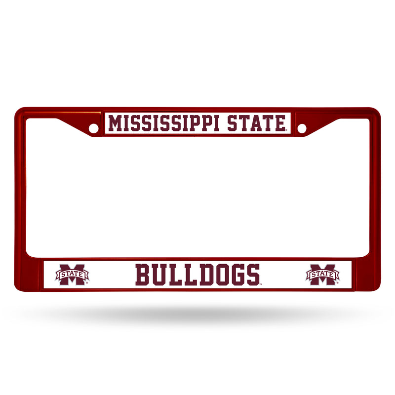 MISSISSIPPI STATE MAROON COLORED CHROME FRAME