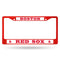 RED SOX RED COLORED CHROME FRAME
