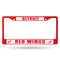 RED WINGS RED COLORED CHROME FRAME