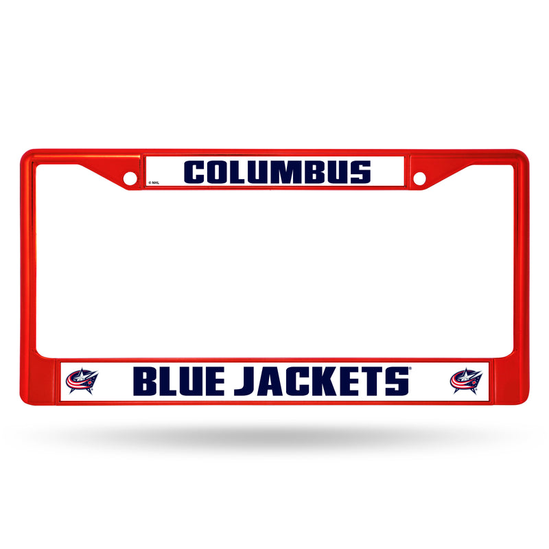 BLUE JACKETS RED COLORED CHROME FRAME