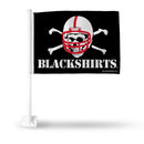 NEBRASKA BLACKSHIRTS CAR FLAG
