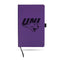 NORTHERN IOWA TEAM COLOR LASER ENGRAVED NOTEPAD W/ ELASTIC BAND - PURPLE