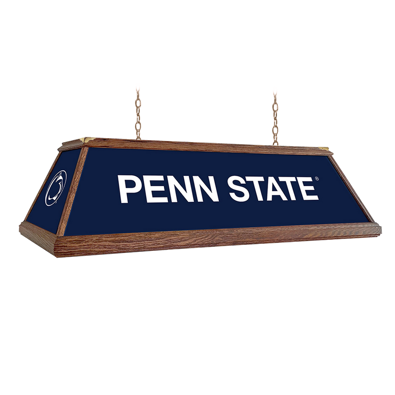 Penn State Nittany Lions: Premium Wood Pool Table Light